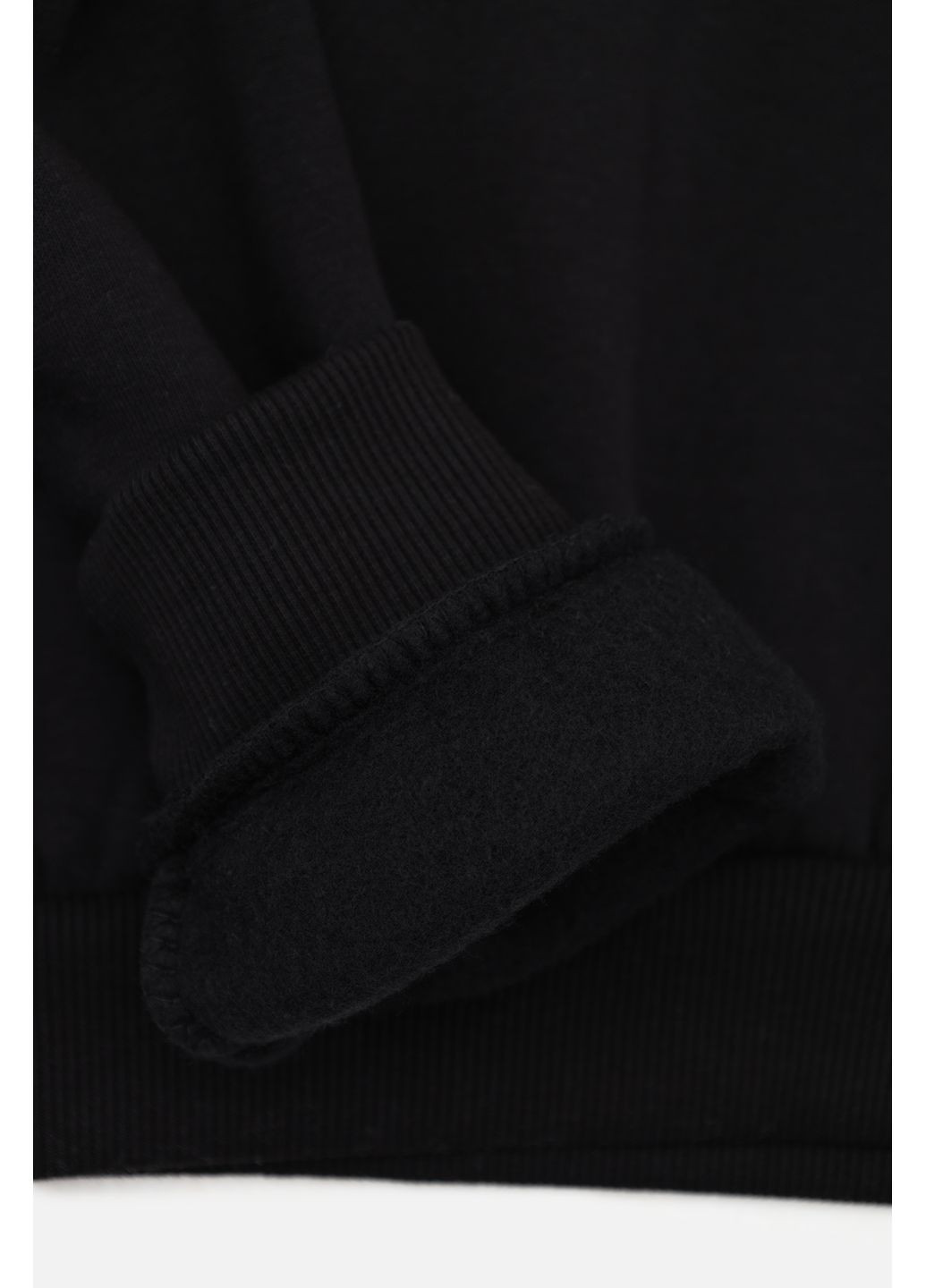 Yuki світшот для хлопчика колір чорний цб-00284530 чорний футер