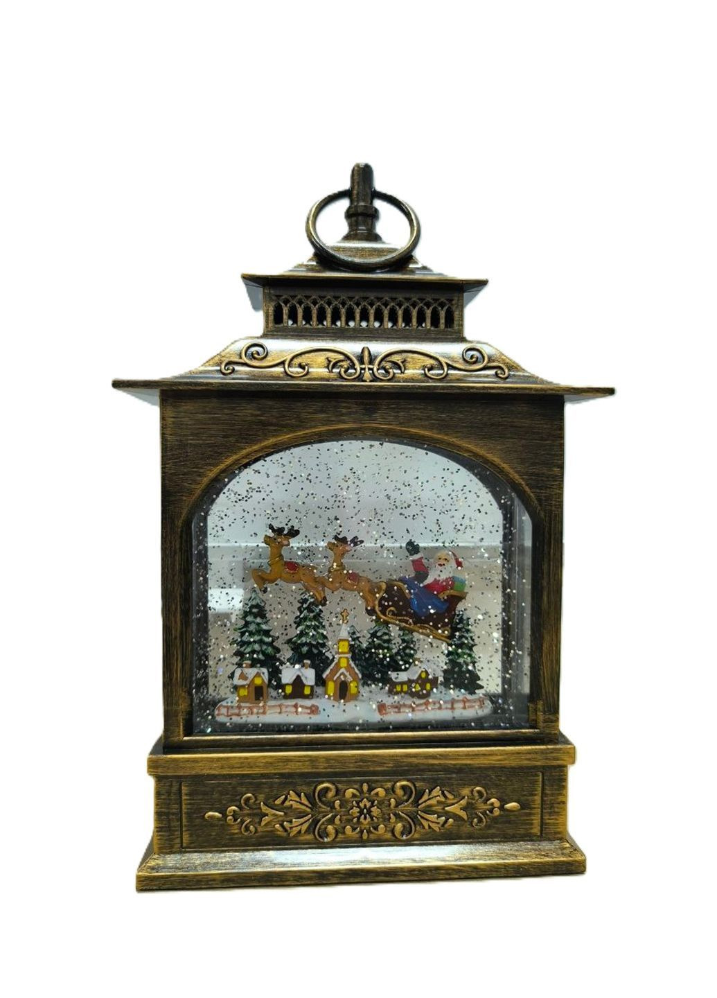 Ночник Новорічний Музичний з LED подсвічуванням 10089 Ліхтар Metr+ (367837901)