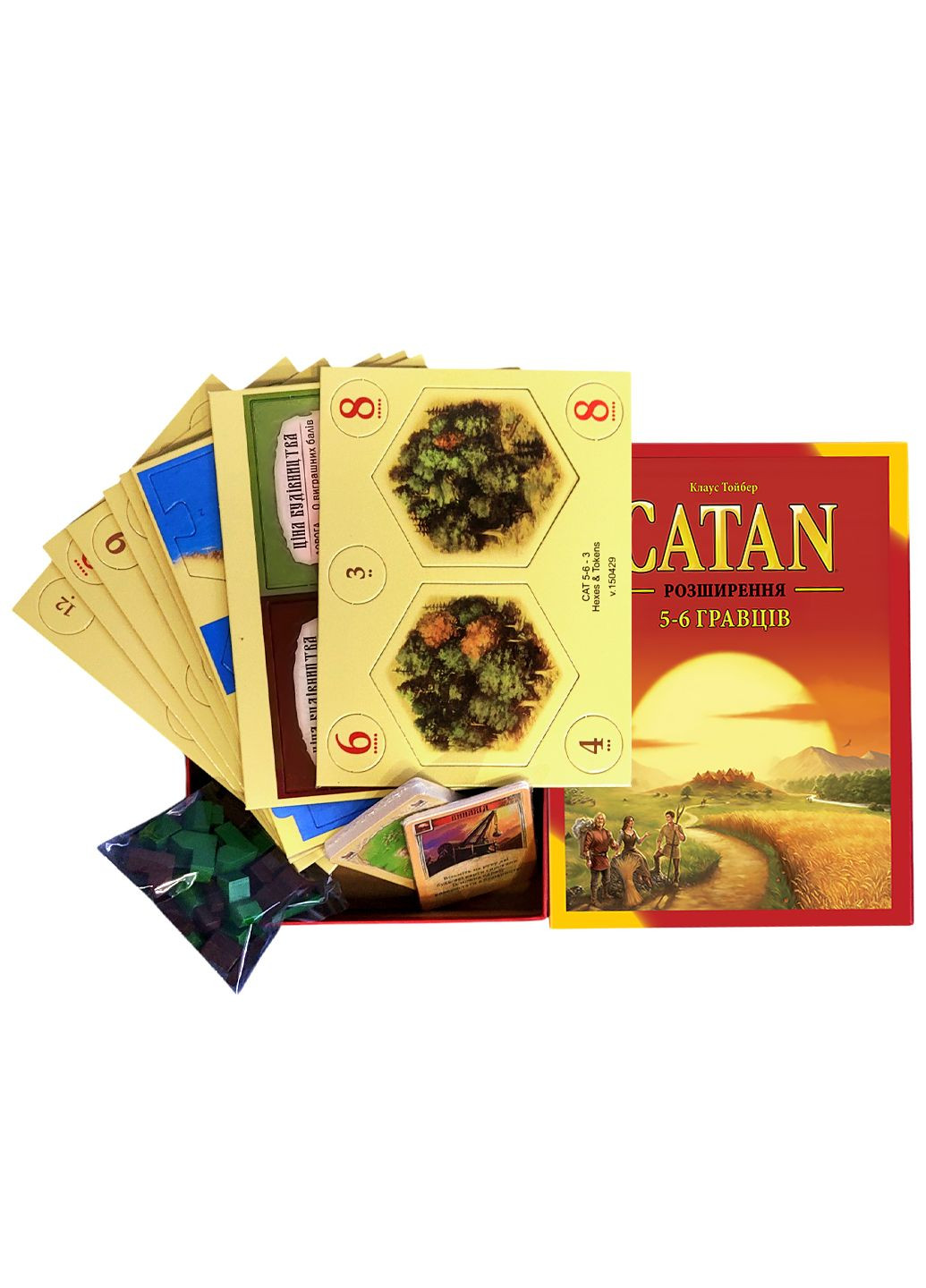 Расширение к игре Catan 5-6 игроков - Українською! / Колонизаторы / Катан Game (328262101)
