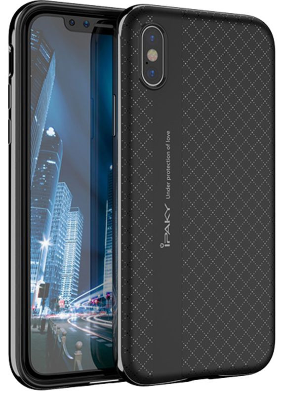 Чехол-накладка Bumblebee Series/PC Frame With TPU Case Apple iPhone X Black iPaky (301783203)