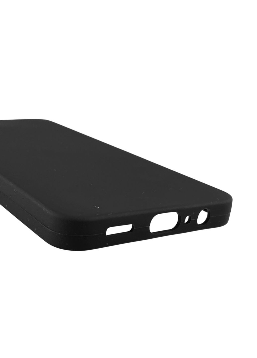 Чохол для Galaxy A06 (SM-A065) силіконовий з мікрофіброю нековзний на самсунг а06 чорний Samsung (366387178)