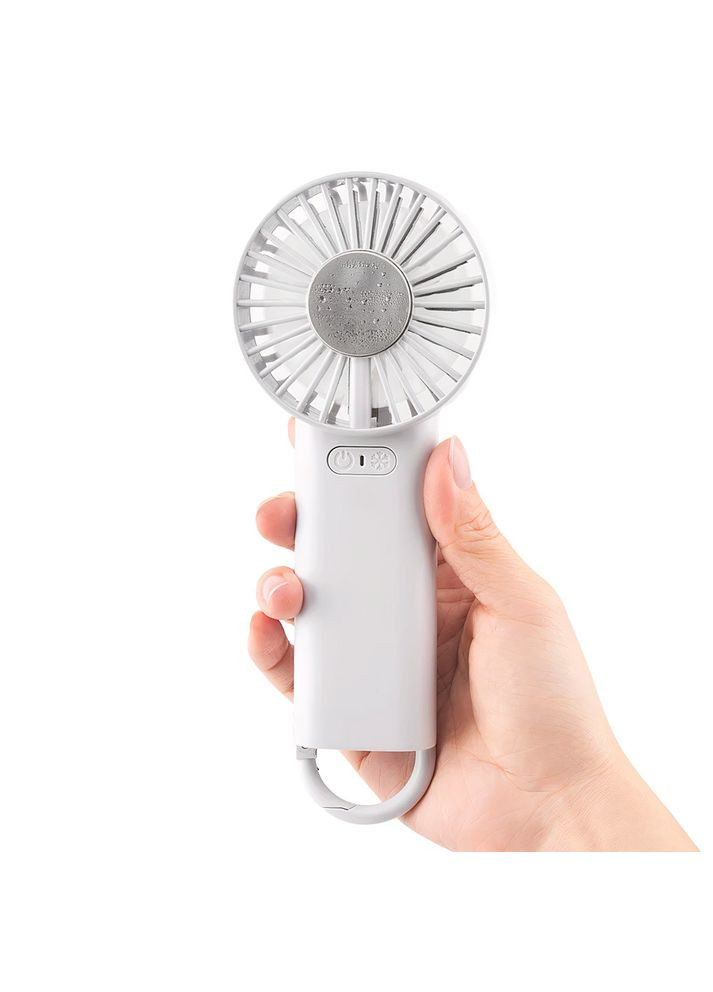Міні вентилятор ручний LIQ-150 акумуляторний USB з охолоджувальним металевим елементом Losso (335870621)