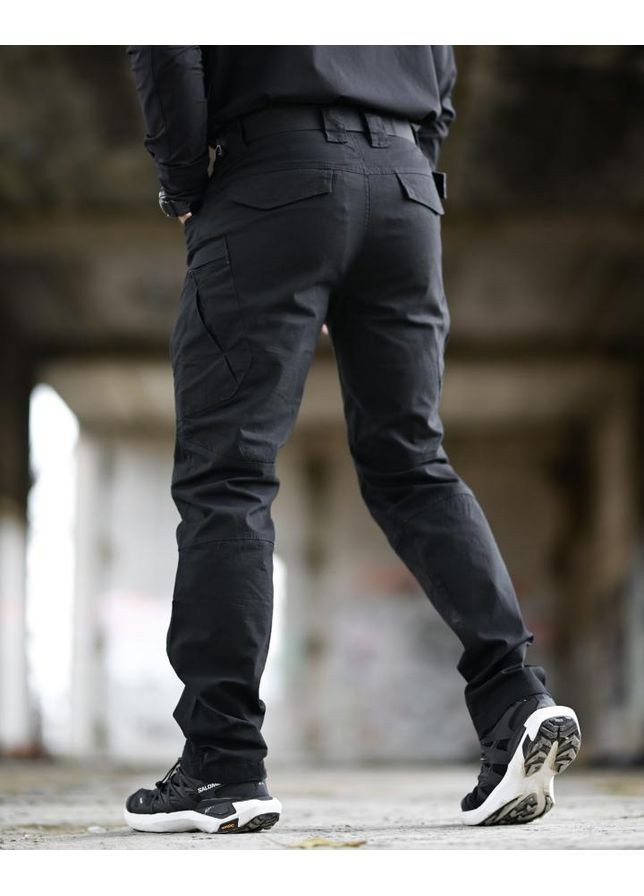 Міські штані карго MONTANA з поясом black No Brand (369926634)