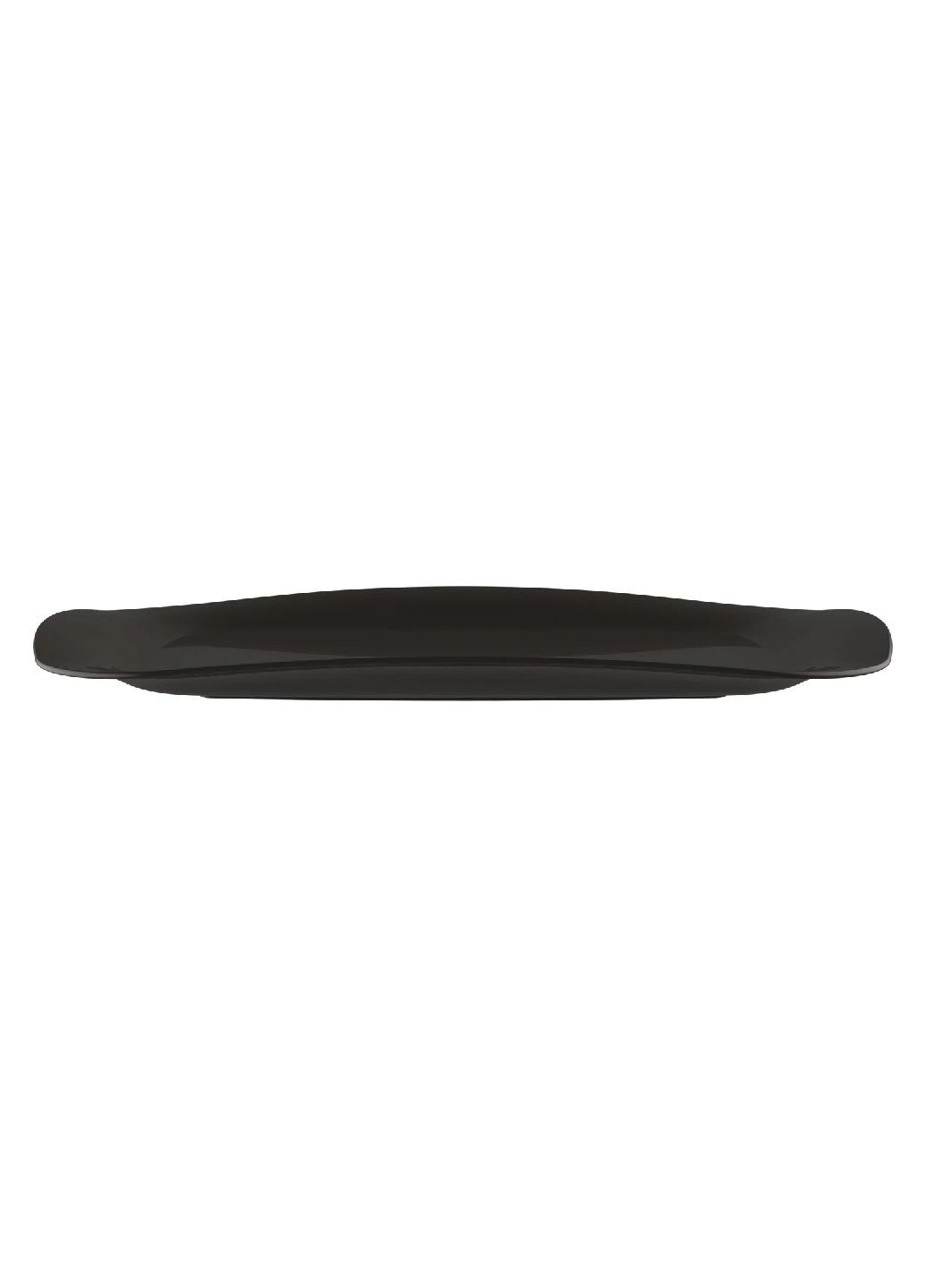 Пластикова тарілка 25х25х1,7 см чорна Ernesto (279525258)