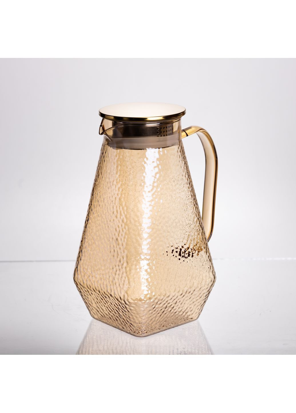 Набор кувшин со стаканами 1,8/0,2 л фактурный, янтарный HP-19-39S No Brand (368641473)