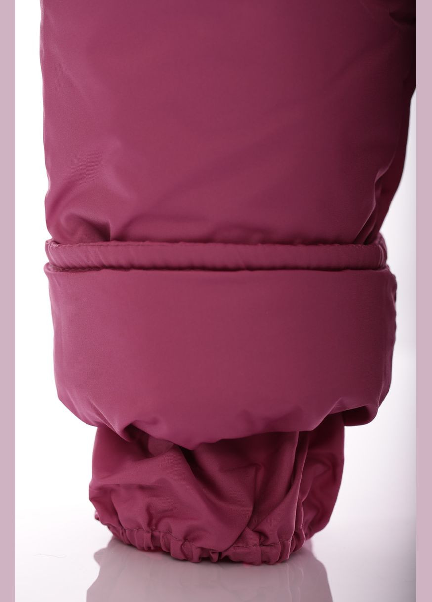 Рожевий зимній комбінезон на синтепоні для дівчинки класика галактика рожева 86 см (28133) BABYKROHA