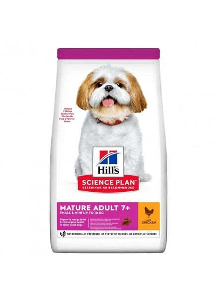 Корм Science Plan Canine Adult Small & Mini сухий з куркою для старіючих собак дрібних порід 6 кг (052742025407) Hill's (316630112)