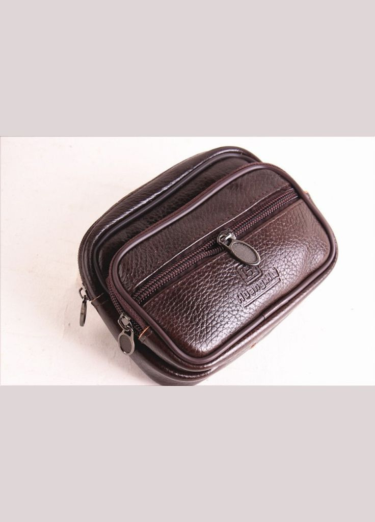 Чоловіча шкіряна сумка на пояс 3 відділення Huang XJXN (330642209)