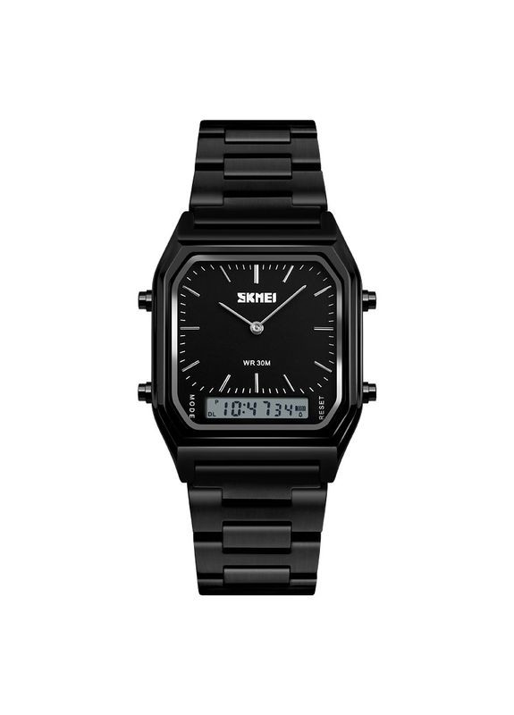 1220BK Black кварцевый сasual, классический Skmei (323079885)