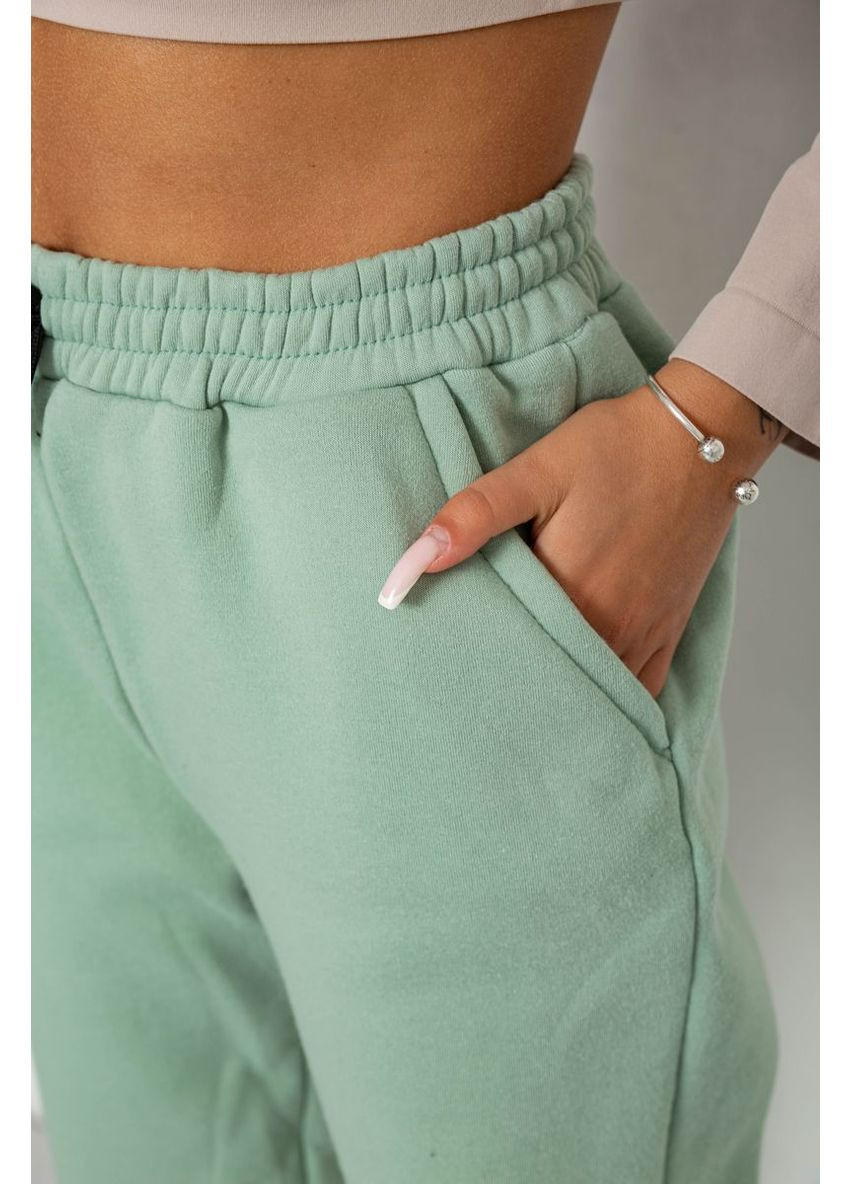 Спортивні штани жіночі на флісі, колір м'ятний, 238R57020 Ager (358516501)