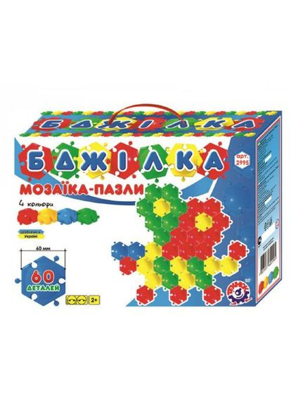 Мозаика пазлы "Пчёлка " (60 дет) ТехноК (369786612)