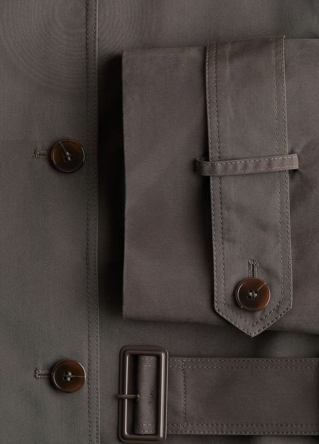 Темно-серая демисезонная куртка H&M