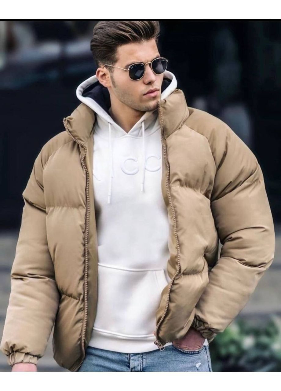 Бежева стильна та тепла куртка Fashion