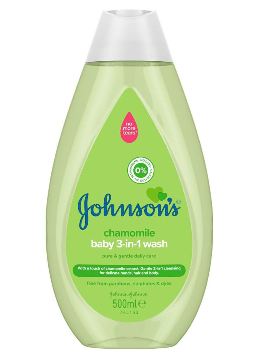 Гель для миття та купання дітей з екстрактом ромашки 500 мл Johnson's Baby (278048608)