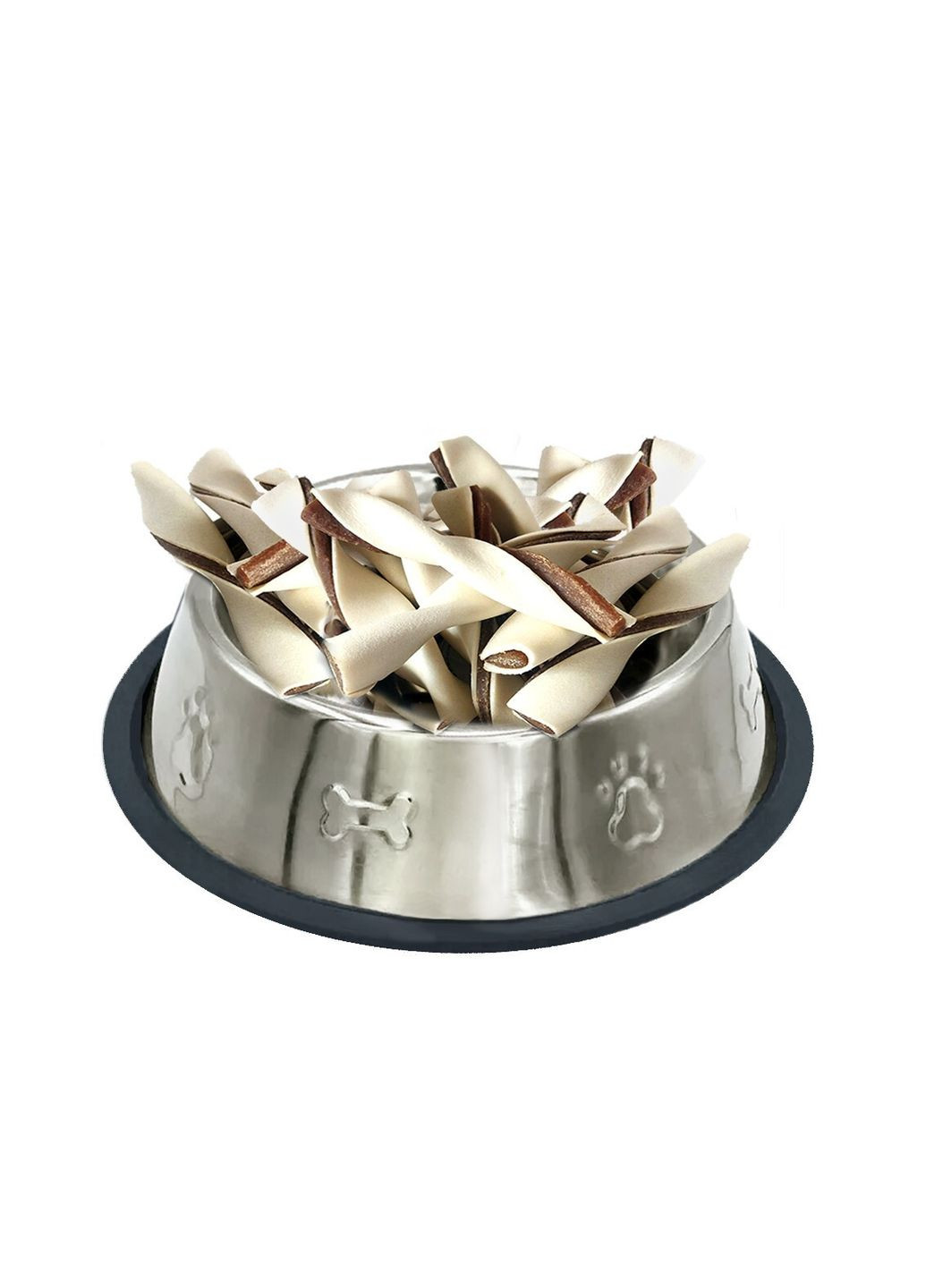 Сендвіч кручений із м'ясом курки для собак середній, ≈13,5 см. 500 г. натуральні та корисні жувальні ласощі Lucky Star (362915033)