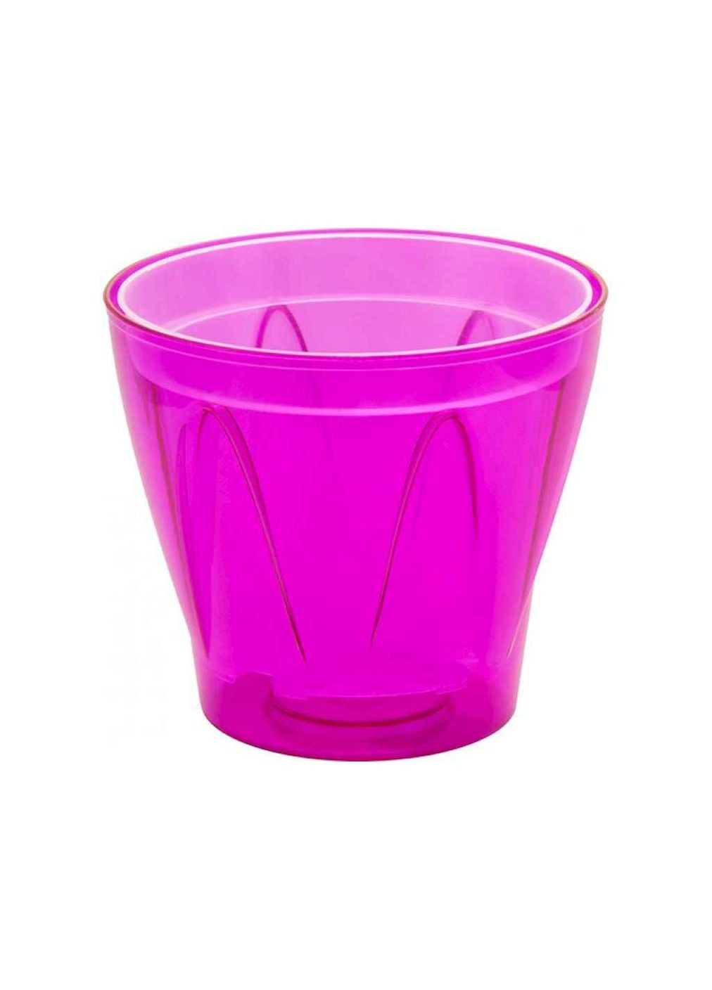 Кашпо зі вставкою 2,9л "Аркада 184" з горщиком 170мм, малиновий Еталон-С (357219785)