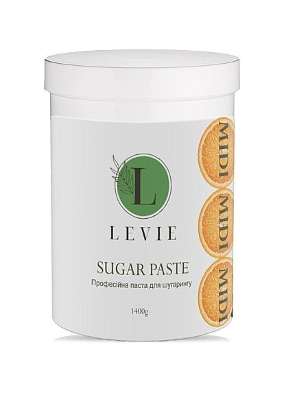 Сахарная паста для шугаринга "Midi-Апельсин" 1400g (1225845-140471) Levie (365823449)