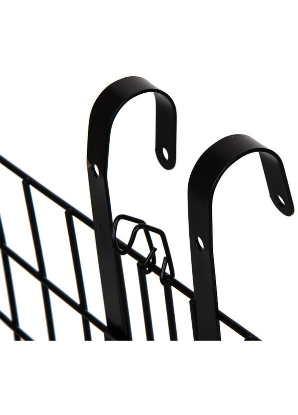 Корзина навесная на руль, складная, железная черная (1036946) Enero (334100525)