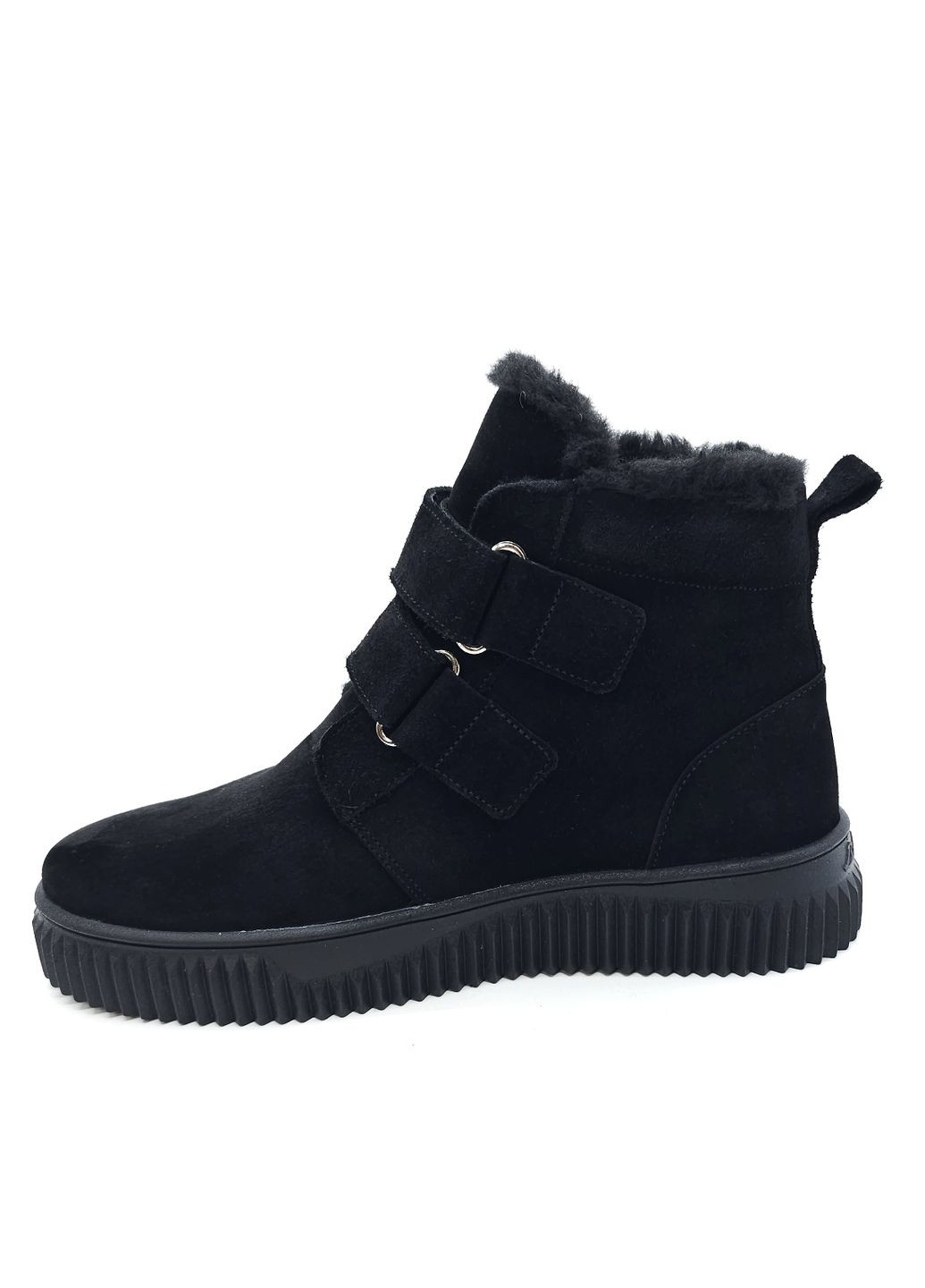 Жіночі черевики зимові чорні замшеві MR-17-5 25,5 см (р) Morento (268136482)