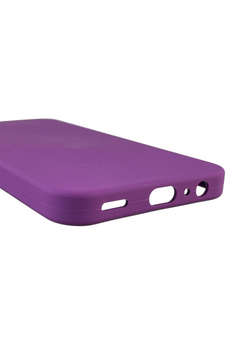 Чохол для Galaxy A15 (SM-A155M) силіконовий з мікрофіброю нековзний на самсунг а15 фіолетовий Samsung (366389482)