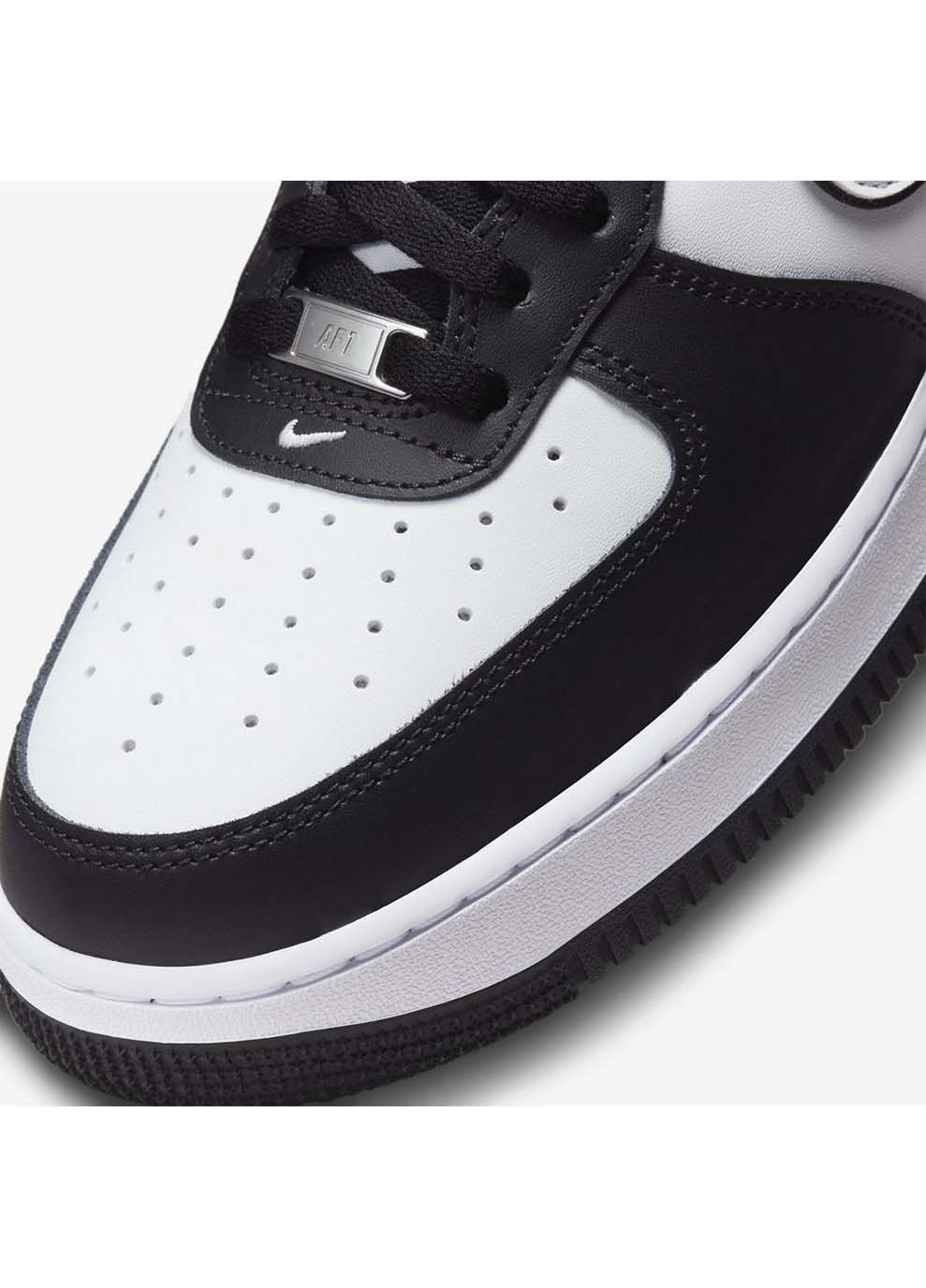 Черные демисезонные мужские кроссовки air force 1 07 черный белый Nike