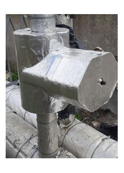 Утеплювач з'ємна ізоляція пінопластова шкаралупа DN100 50мм для Засувок ДУ 100 мм фланцевих з клиноподібним затвором Kometa PPS (370102141)