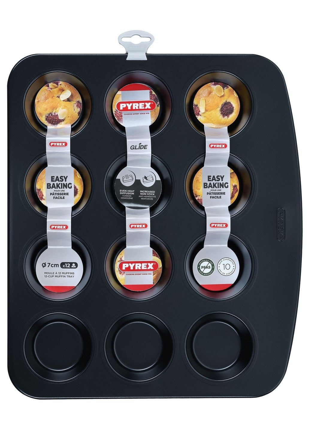 Форма GLIDE мет.форма д/мафинов 12шт (GL12BU6/8046) Pyrex (365652647)