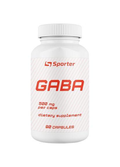 GABA 500 - 90 caps гамма-аміномасляна кислота для спортсменів Sporter (290011931)