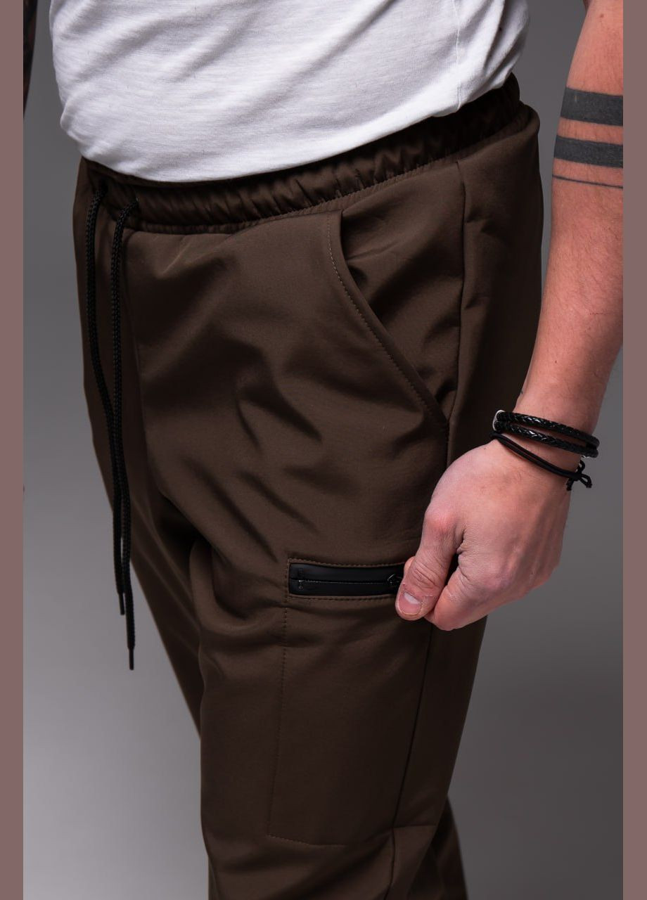 Хаки демисезонные брюки No Brand