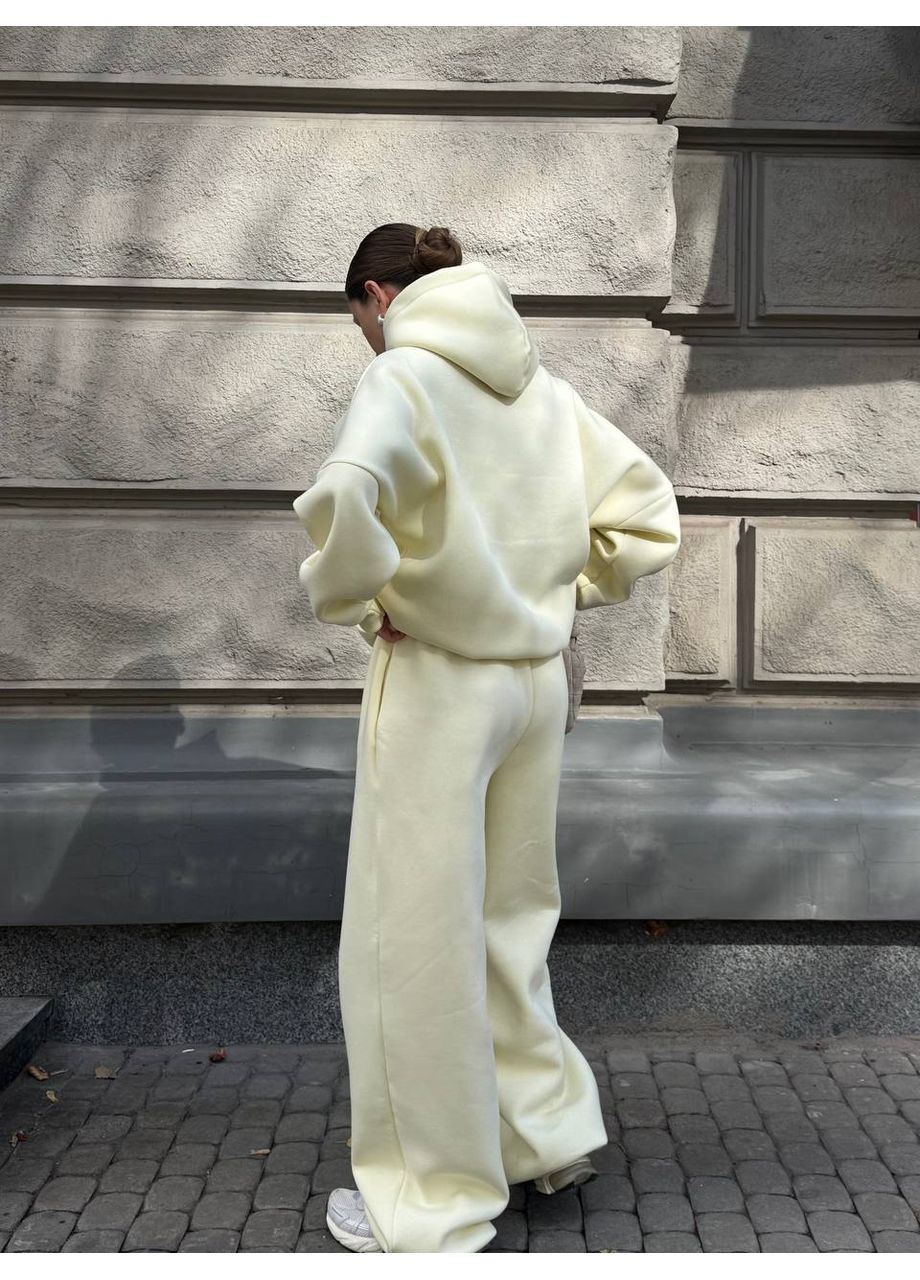 Жіночий спортивний костюм з худі та штанами вільного крою MonCher (362894518)