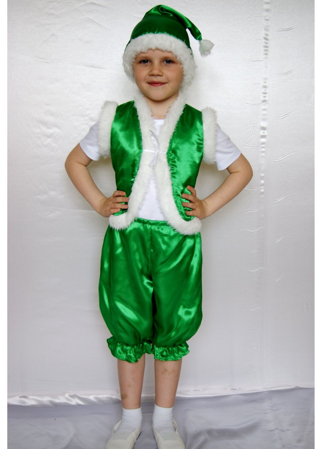 Карнавальний костюм Гном (зелений) No Brand (362538975)
