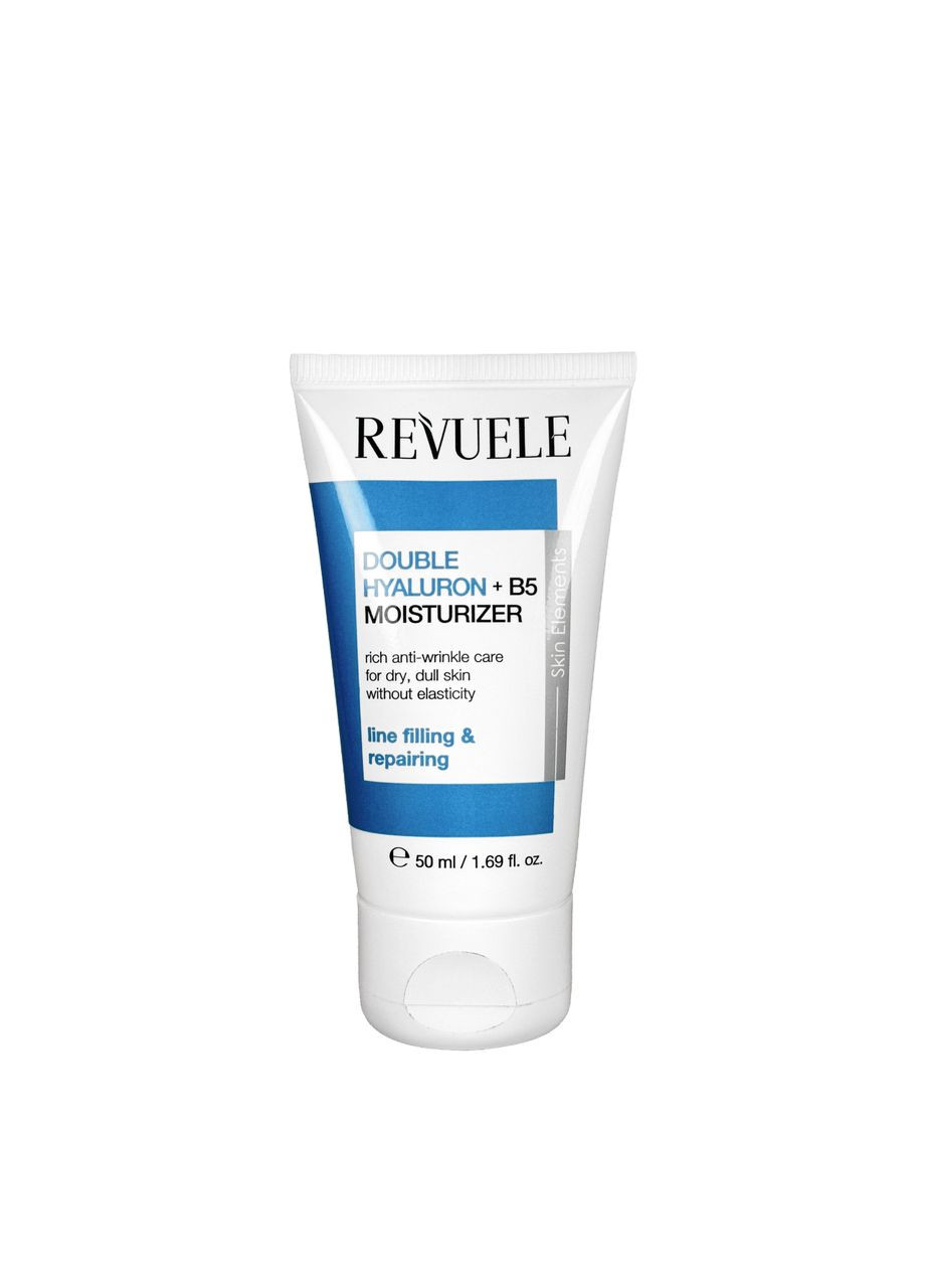 Крем для лица Double Hyaluron+B5 Moisturizer 50 мл REVUELE (367989237)