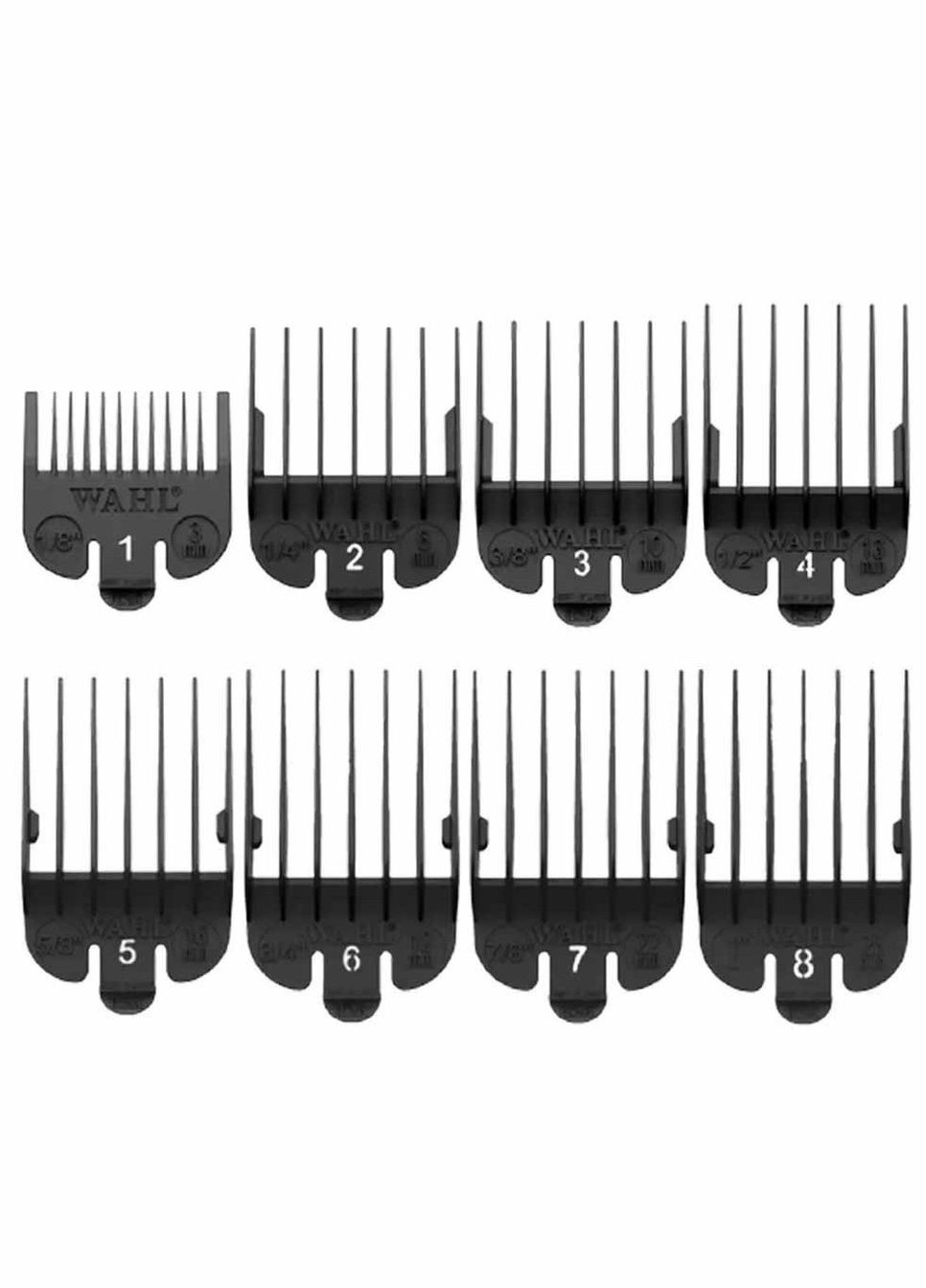 Набор насадок для стрижки, 8 шт, для машинок Magic Clip, Legend, Super Taper, Icon арт.03170-517 Wahl (328272595)