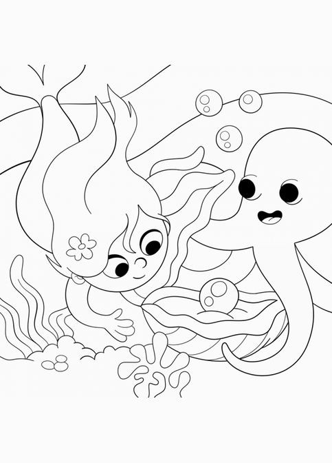 Нові водяні розмальовки. Русалоньки РАНОК (316083837)