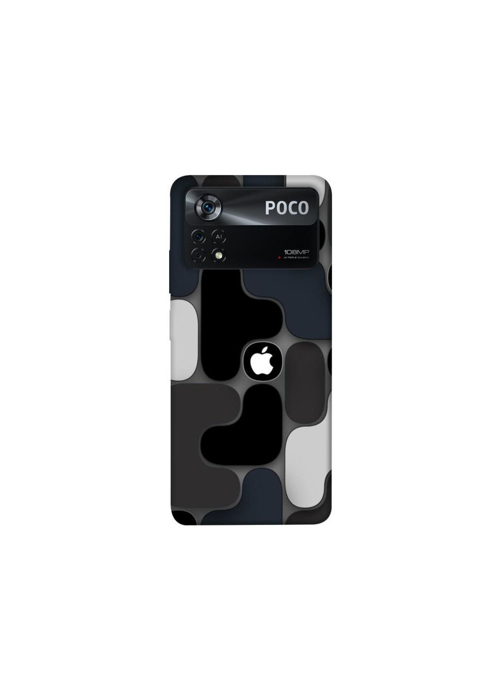 Чехол на Xiaomi Poco X4 Pro 5G Apple logo ver.8 Frontalka (357264749)