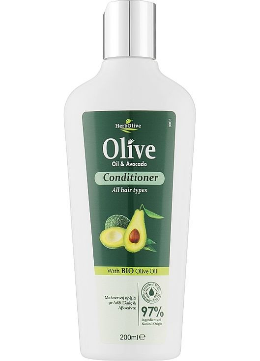 Кондиционер для всех типов волос с маслом авокадо HerbOlive Oil & Avocado Conditioner 200ml (1207136-31101764) Madis (368659905)
