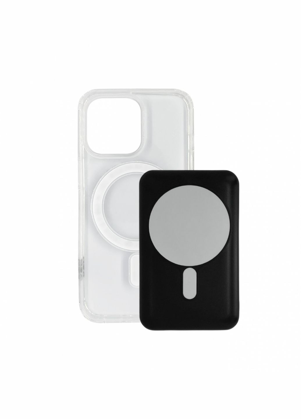 Чохол з бездротовою батареєю XON 10000 mah для iPhone 13 Pro BatteryCase Прозорий / Чорний (187503135) XON E-Tech (324416410)
