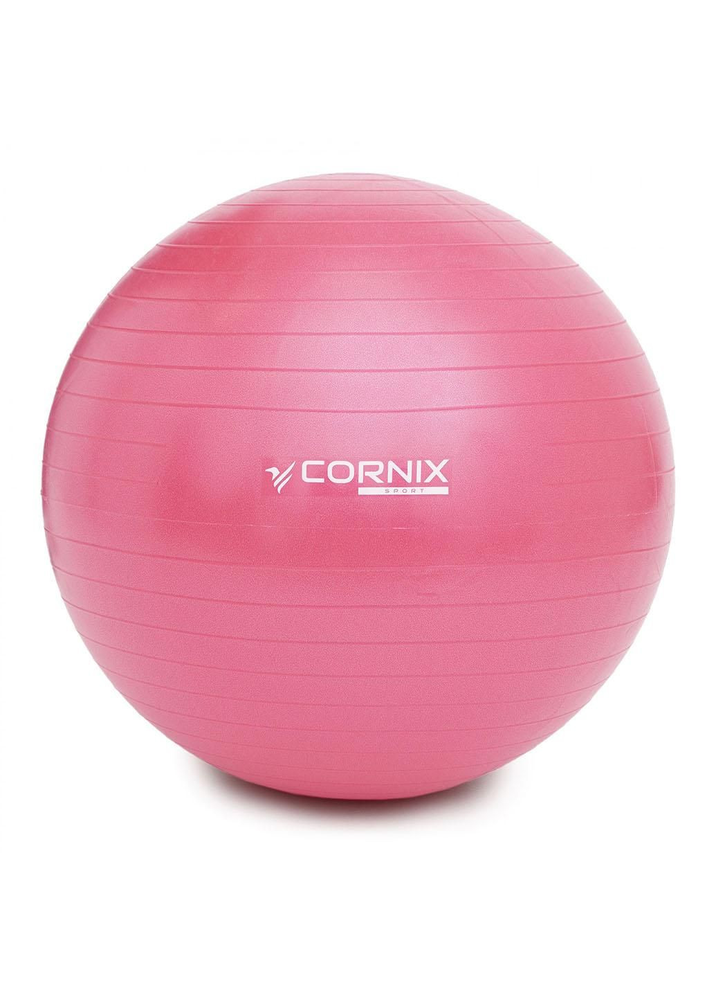 Мяч для фитнеса (фитбол) 85 см Anti-Burst XR-0251 Pink Cornix (279303133)