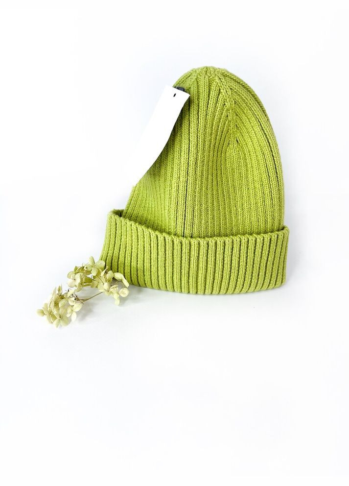 Демисезонная шапка 50-52 см салатовый артикул Л1056 H&M (317777835)