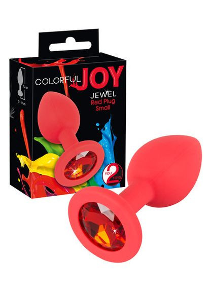Анальная пробка КРАСНЫЙ КРИСТАЛЛ You2Toys (305074078)