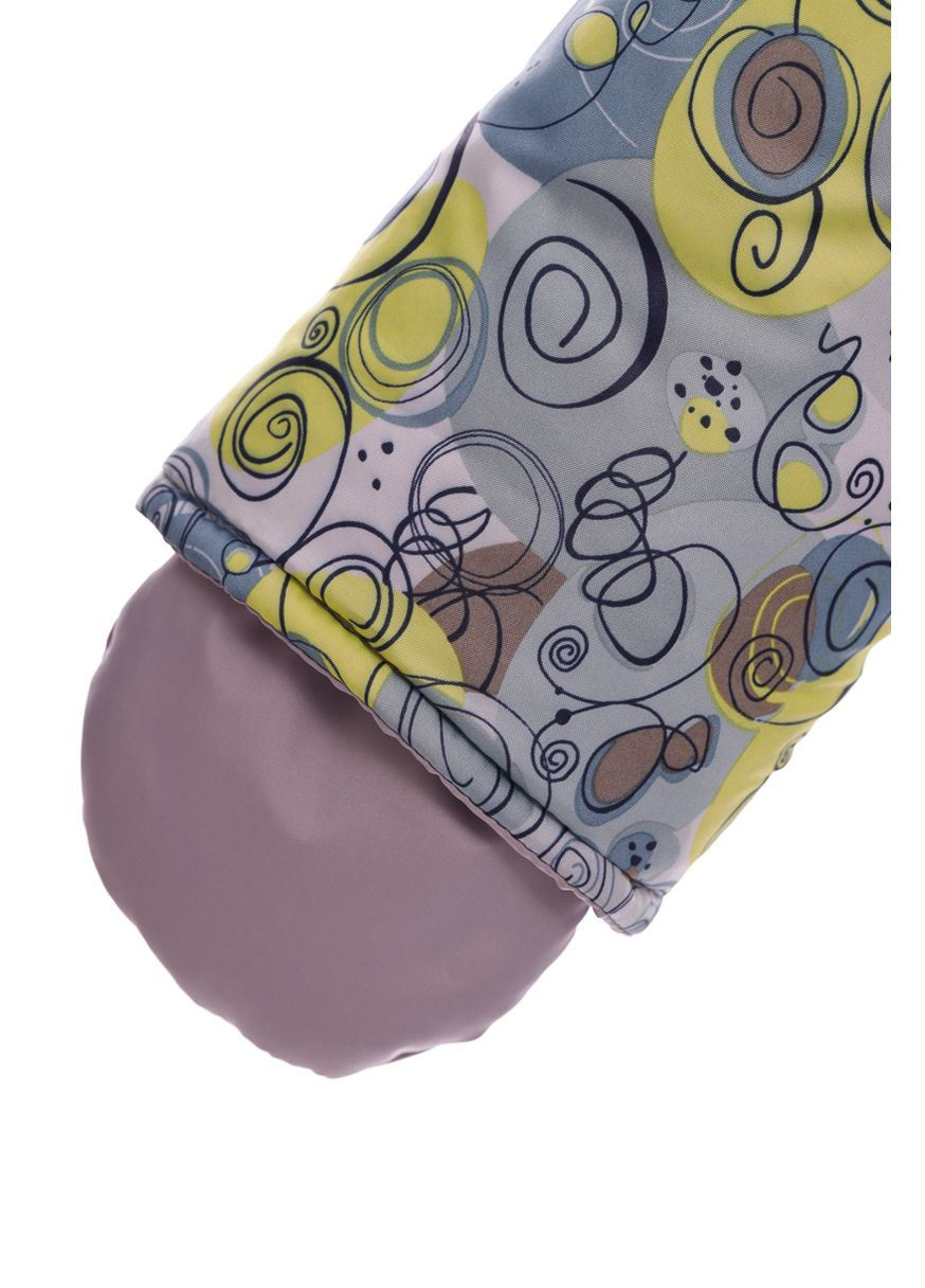 Серый зимний комбинезон на синтепоне галактика ноль подстежка белый с черным мех серый 86 см (51443) BABYKROHA