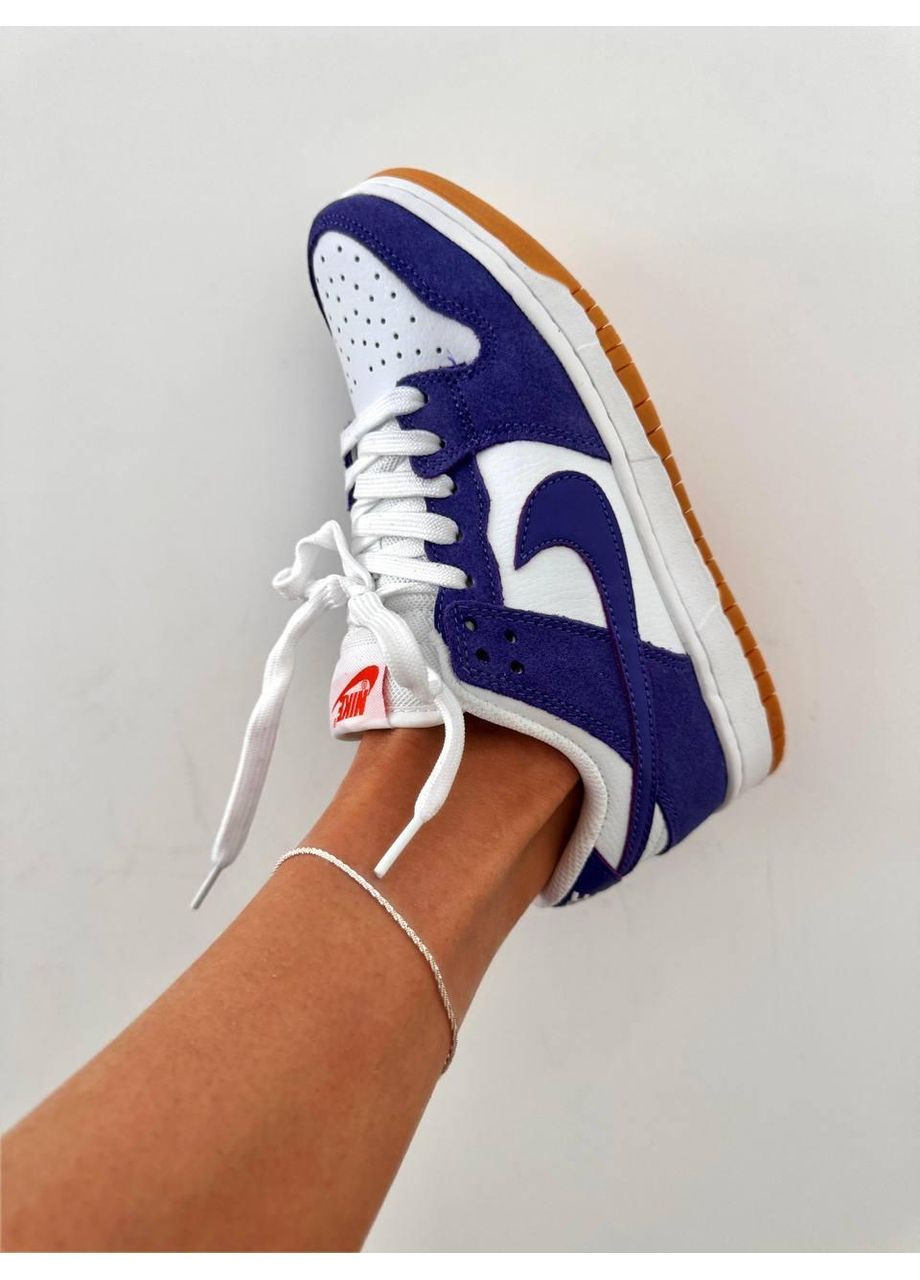 Білі Осінні кросівки чоловічі nike sb dunk purple suede найк сб данк No Brand