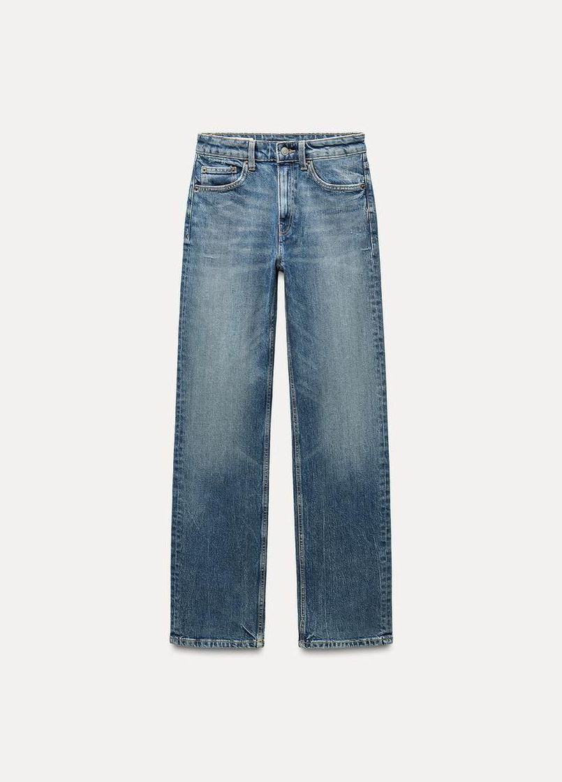 Женские джинсы прямого кроя темно-синие. You Best - (317326824)