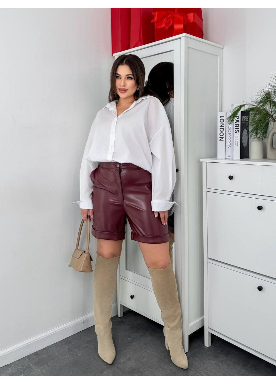 Шорты, цвет Бордовый No Brand (361120288)