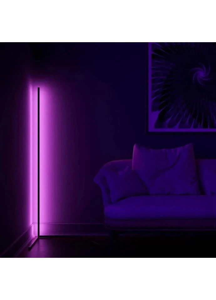 Кутовий LED торшер Ledox Design з пультом керування та регульованою яскравістю для дому та офісу світильник на пу Digital (379896026)