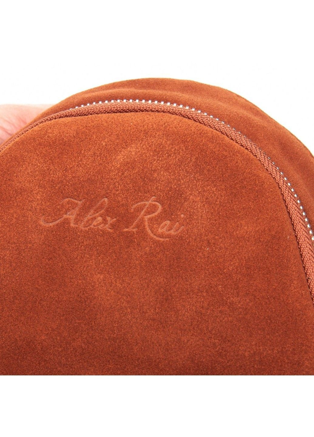 Замшевий жіночий рюкзак 2058 camel Alex Rai (367992172)