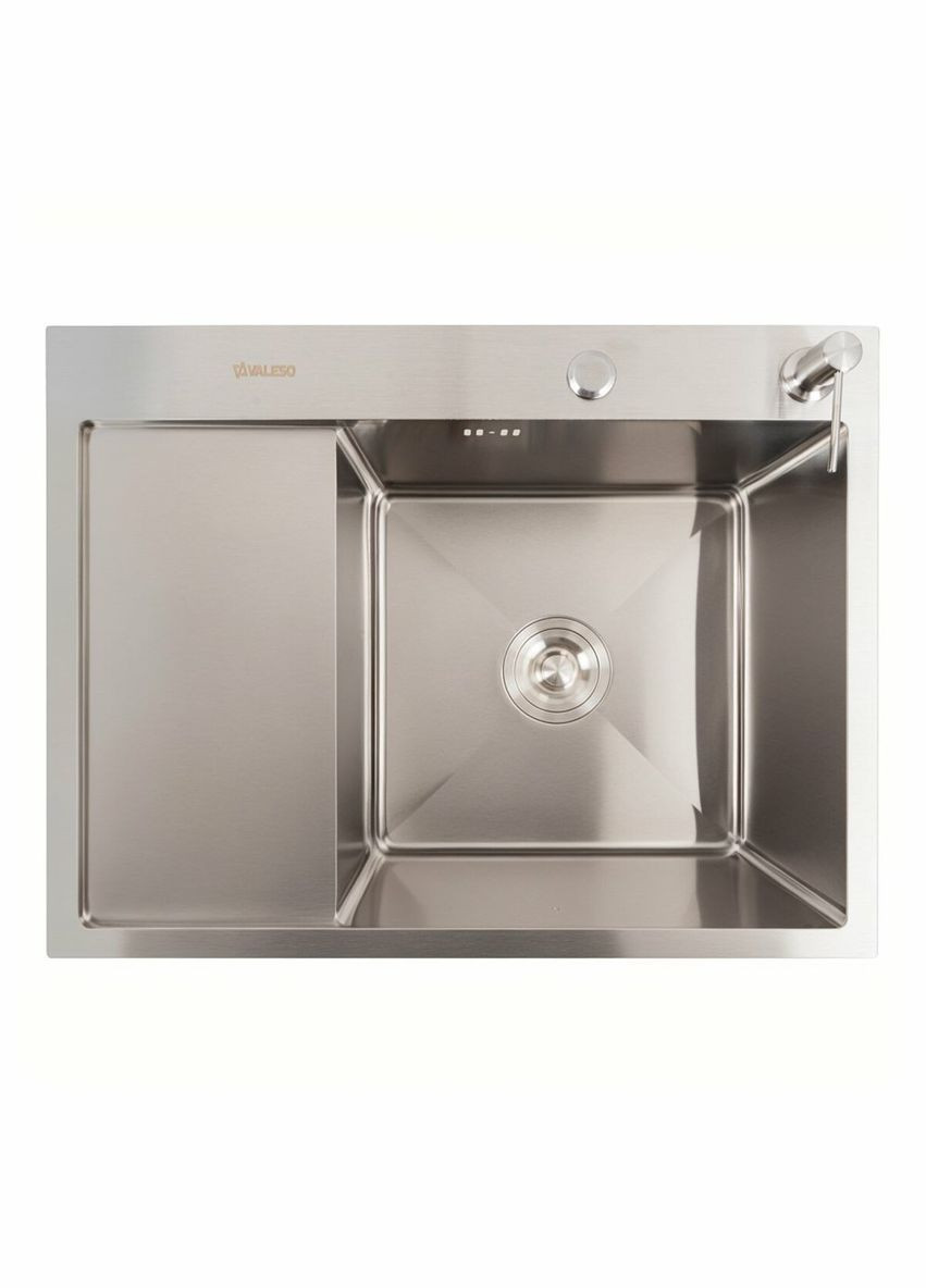 Кухонна мийка CM 65*50 R нержавійка Handmade (круглий сифон 3.0/0.8) Valeso (336932483)