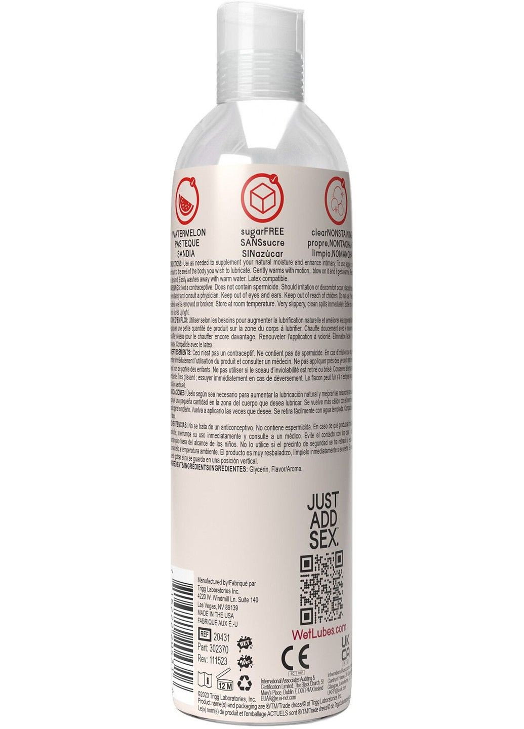 Согревающий оральный лубрикант Арбуз 118мл Wet (316252903)