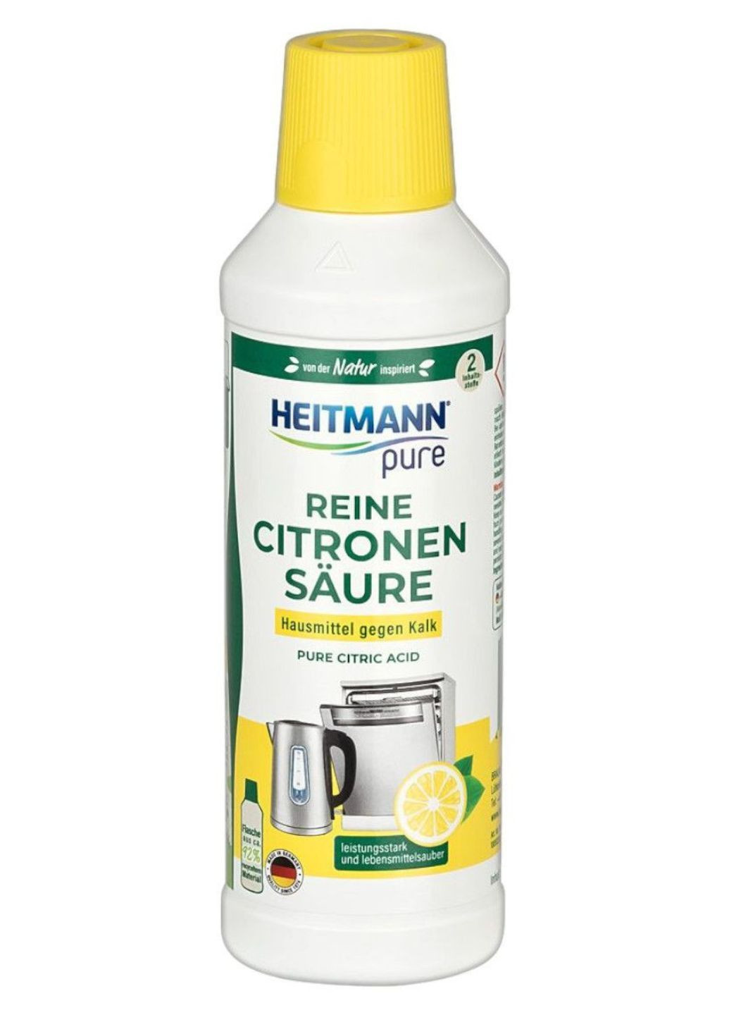 Жидкое средство для удаления накипи Pure Reine Citronen Saure 500 мл HEITMANN (340108568)