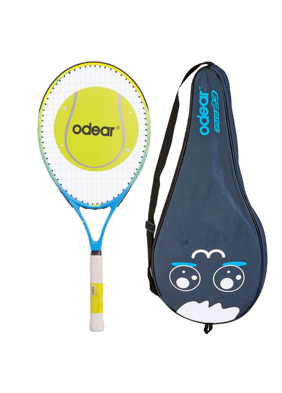Ракетка для большого тенниса детская (алюминий, 8-9лет, 25in, голубь-желт) (BT-3501-25) Odear (361438673)